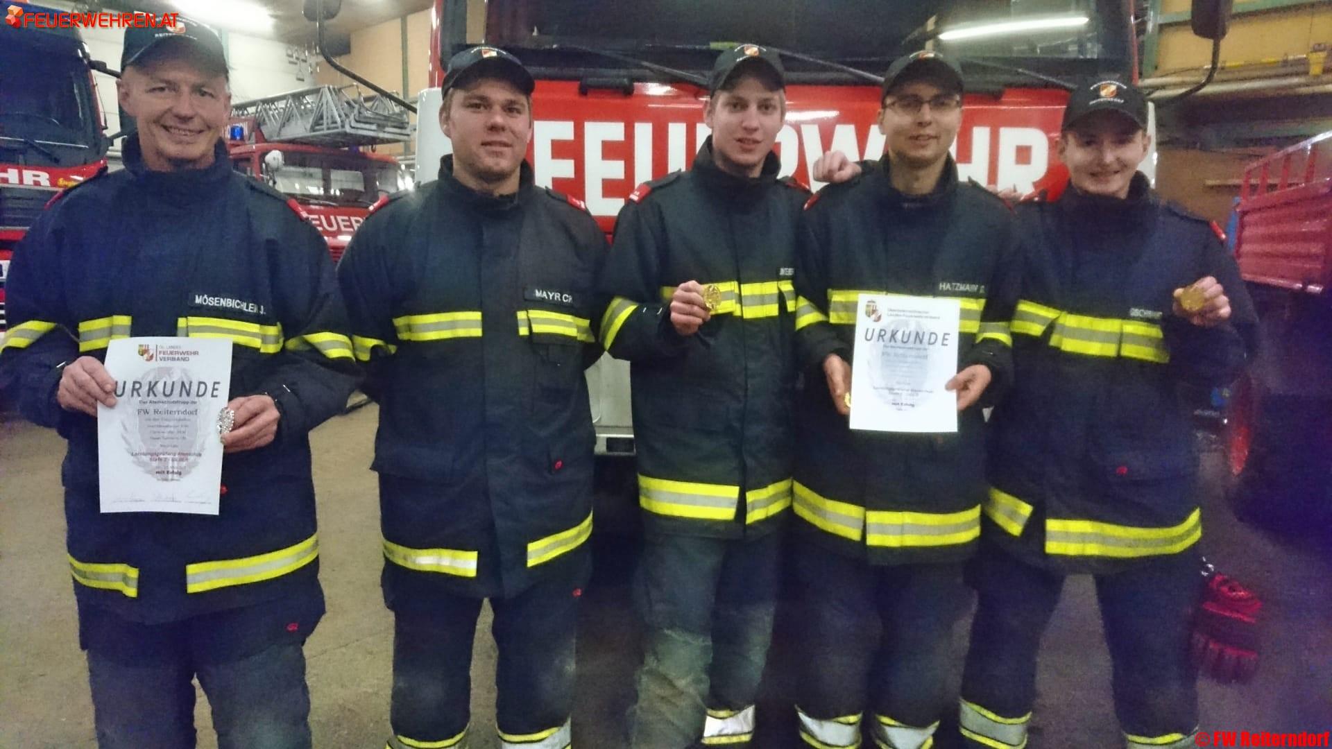 FF Bad Ischl: Atemschutzleistungsprüfung für die FW Reiterndorf