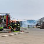 FF Statzendorf: Großbrand in Industriebetrieb