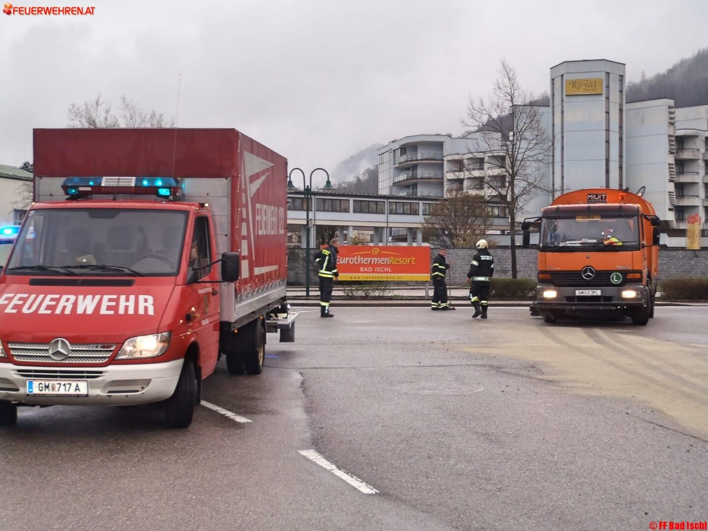 FF Bad Ischl: Ölspur in Ischler Stadtgebiet