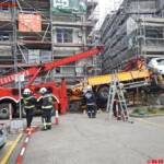 BF Wien: Betonpumpe drohte umzustürzen