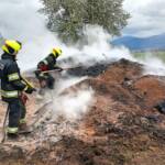 FF Fohnsdorf: Osterfeuer entzündete sich erneut – Feuerwehr musste anrücken