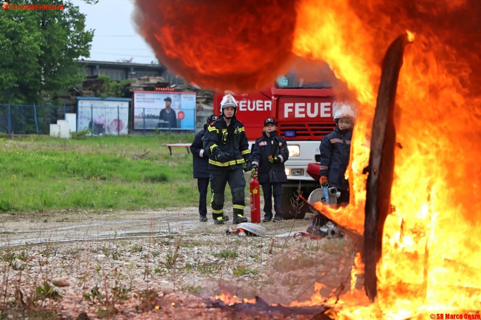 FF Brunn am Gebirge: Actionreiche Jugendübung