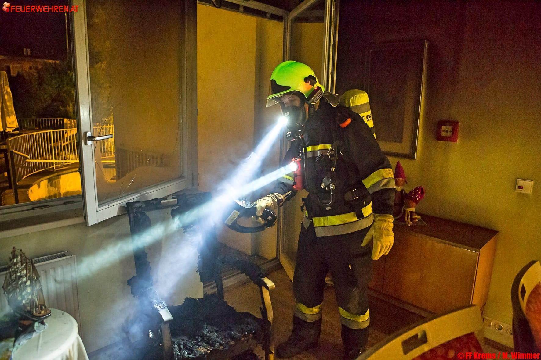 FF Krems: Brand in Kremser Pflegeheim