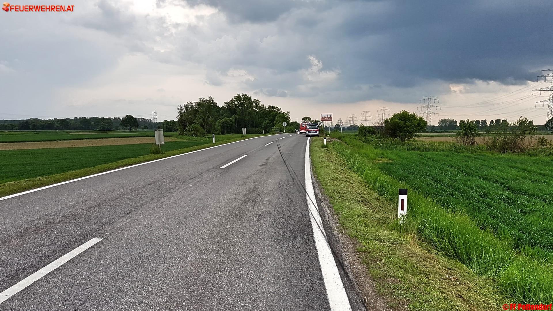 FF Pettendorf: Verkehrsunfall auf der B19
