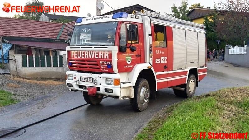 FF Statzendorf: Hochwassereinsatz in Kuffern