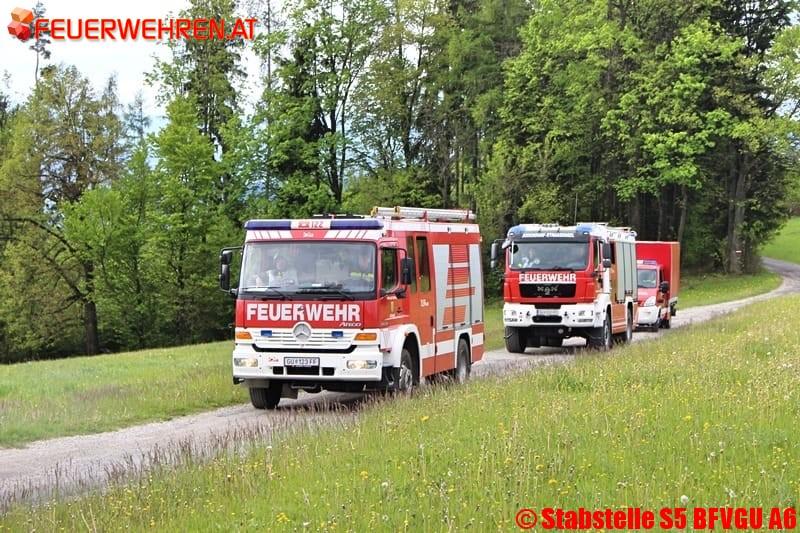 BFVGU A6: Abschnittsübung in Stiwoll am 13. Mai 2017