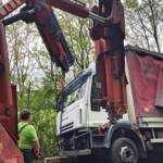 Stadtfeuerwehr Oberpullendorf: LKW-Bergung im Ortsgebiet 4