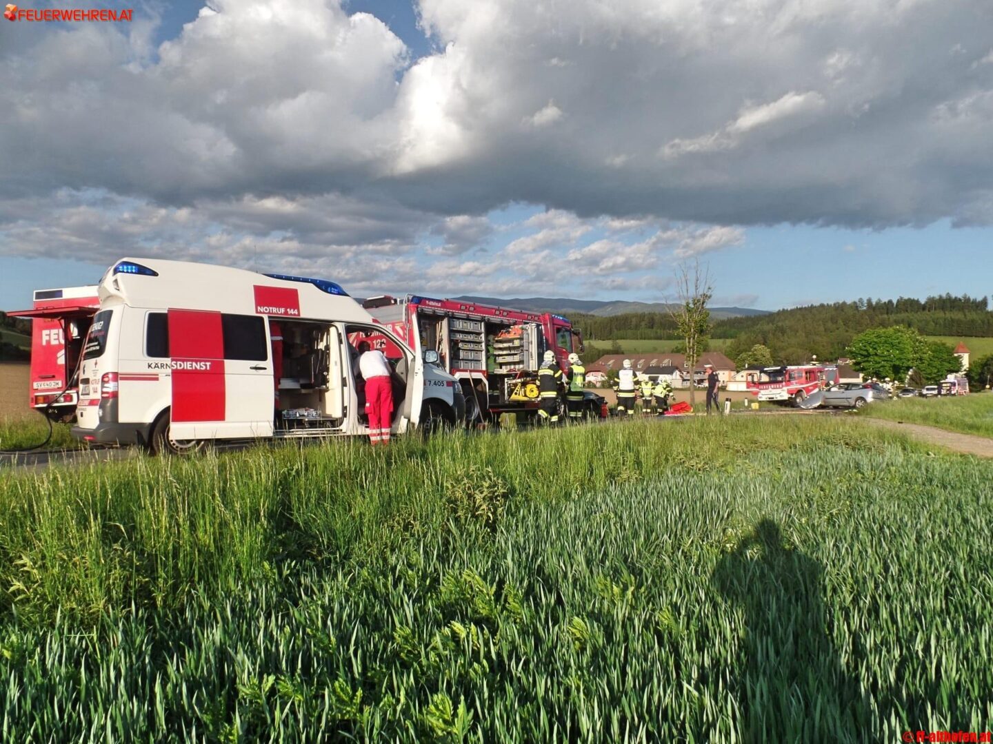 FF Althofen: Verkehrsunfall mit Verletzten