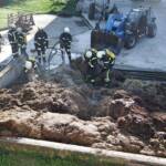 FF Weistrach: Brand eines Misthaufen