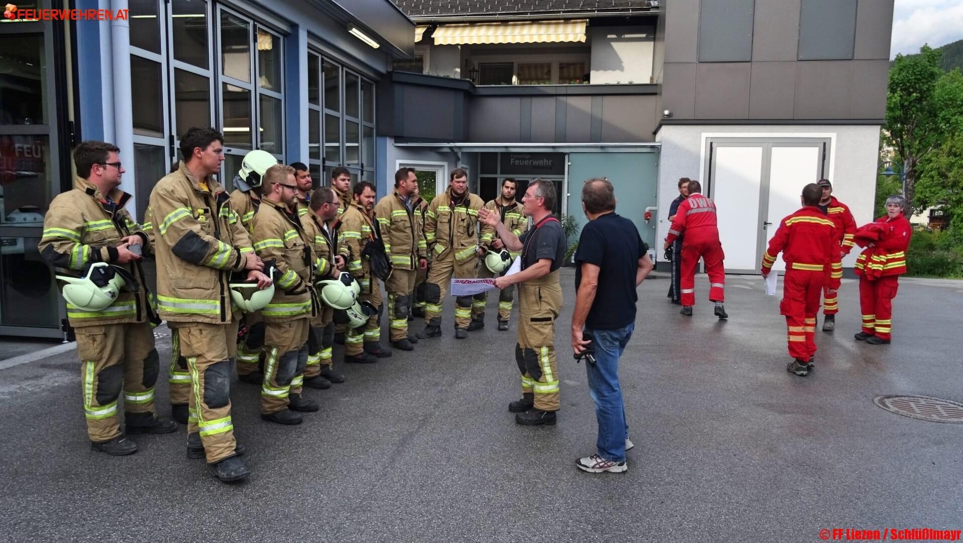 BFV Liezen: Vermisstensuche auf der Enns im Gange