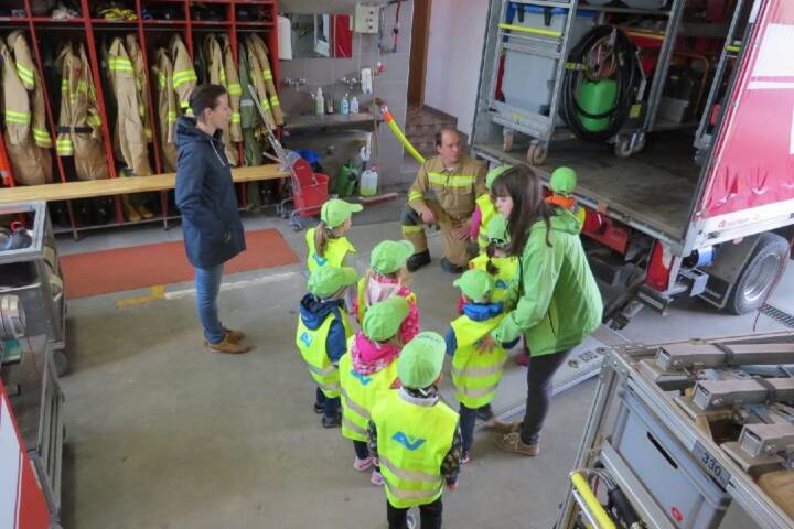 FF St. Georgen i.A.: Kindergarten bei der Feuerwehr