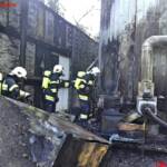 BFV Liezen: Brand an einer Bitumenmischanlage in Strechau