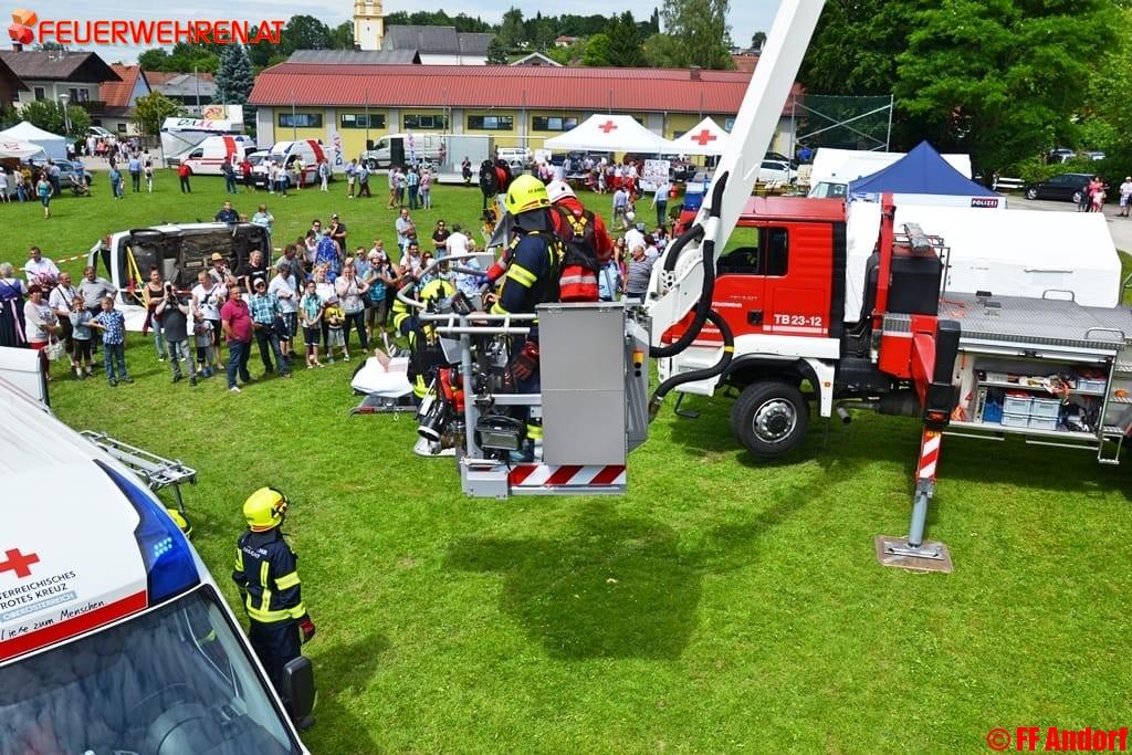 FF Andorf: Tag der Einsatzkräfte im Andorfer Volksfest