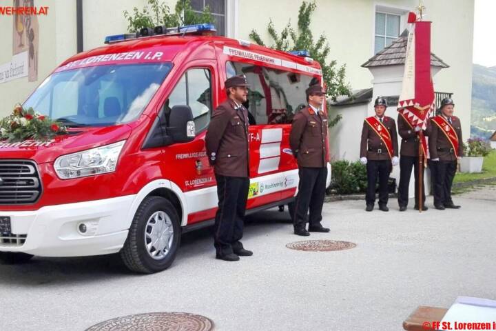 BFV Liezen A06: Festakt in St. Lorenzen zum neuen Einsatzfahrzeug