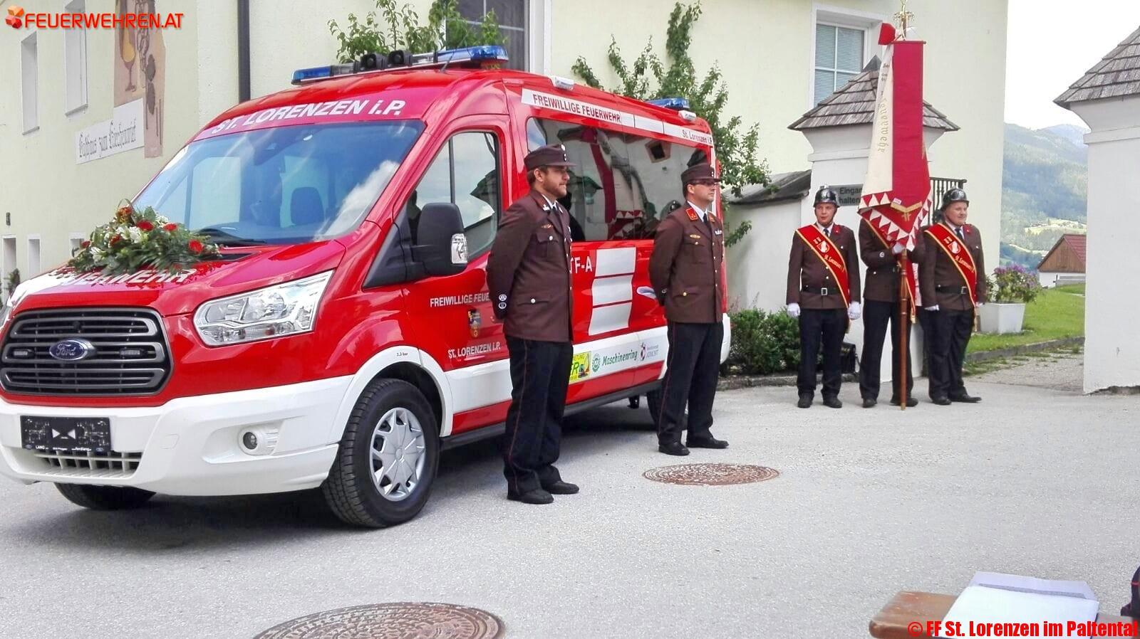 BFV Liezen A06: Festakt in St. Lorenzen zum neuen Einsatzfahrzeug