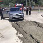 FF Klosterneuburg: Kreisverkehr zu früh wiedereröffnet