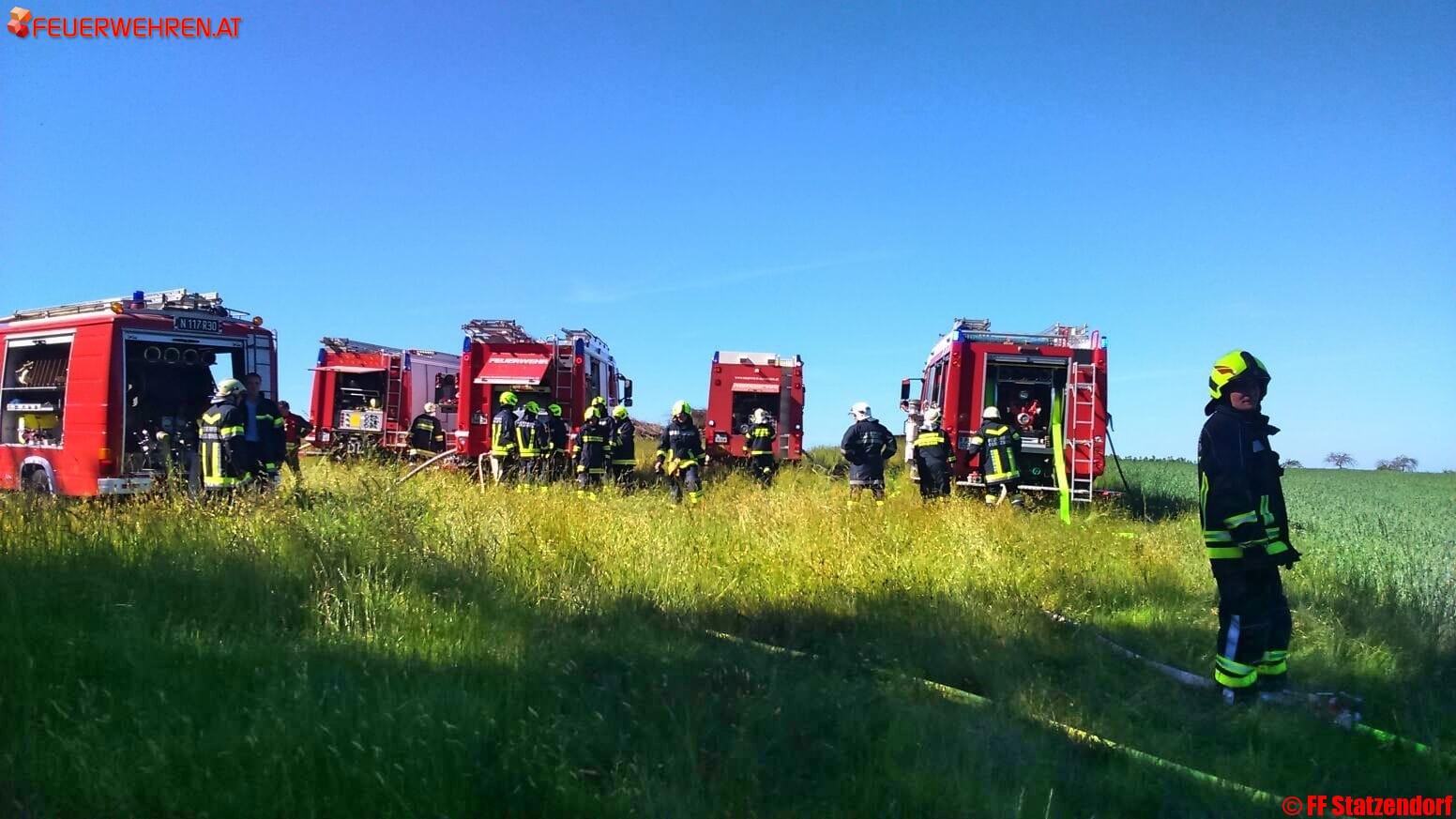 FF Statzendorf: Flurbrand in Neustift