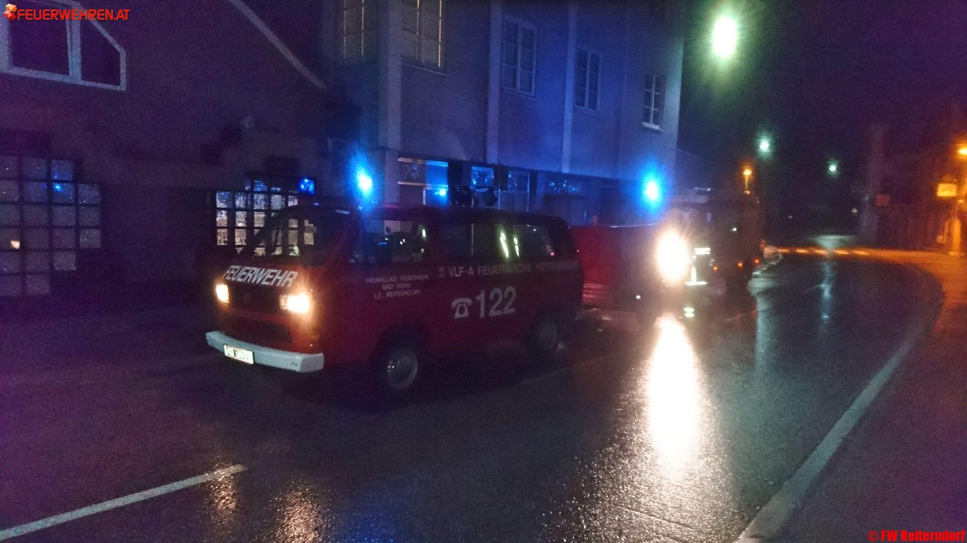 FF Bad Ischl: Wasserschaden in Grazerstraße