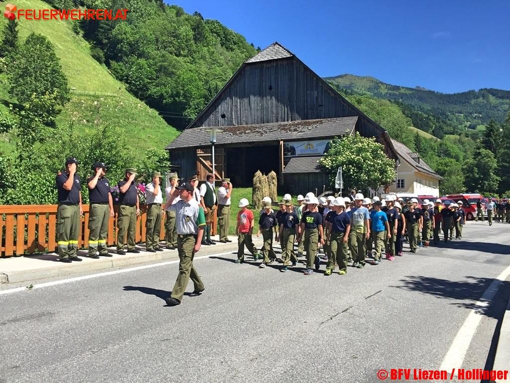 BFV Liezen: 1. Feuerwehrjugend-Leistungsbewerb 2017 in Donnersbach