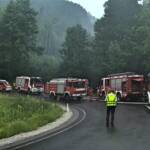 BFV Liezen: Tödlicher LKW-Absturz bei Weng