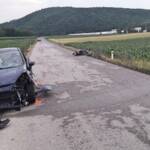 FF Statzendorf: Motorrad gegen PKW