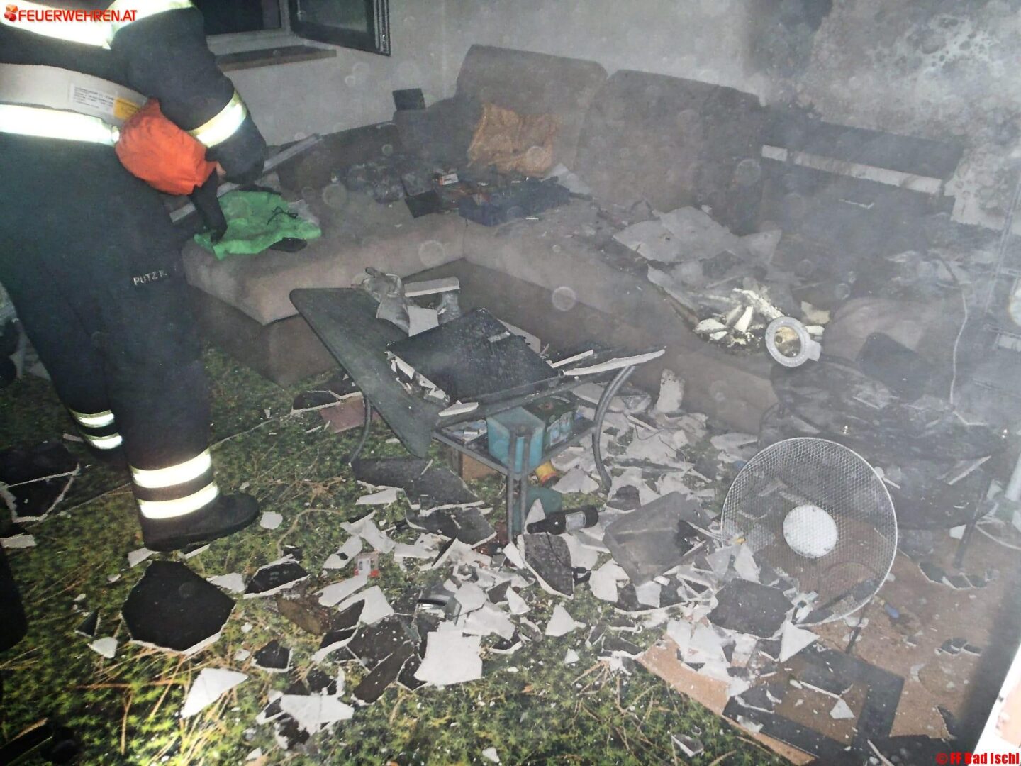 FF Bad Ischl: Wohnungsbrand in der Götzstraße