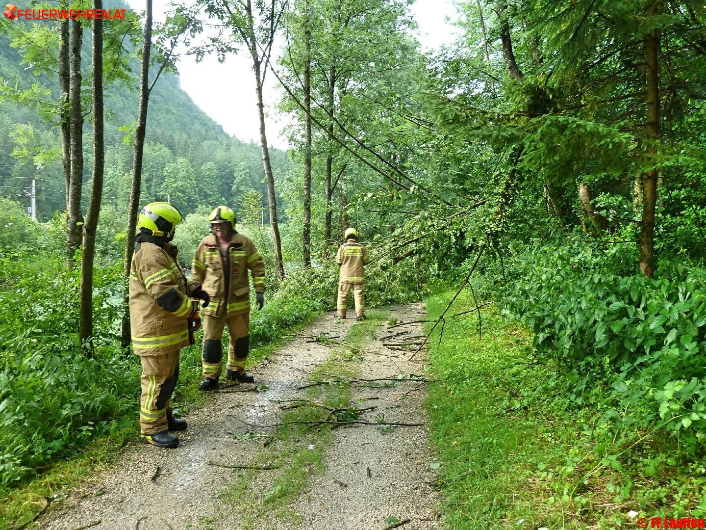 FF Bad Ischl: Sturmeinsatz in Lauffen