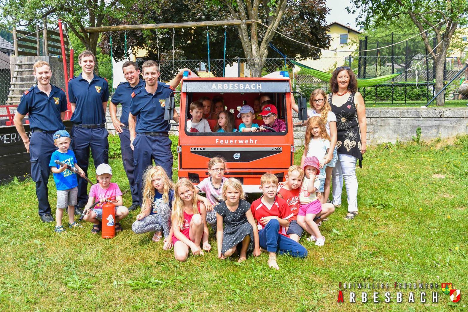Spielzeugfeuerwehrauto für Kindergarten Arbesbach 1