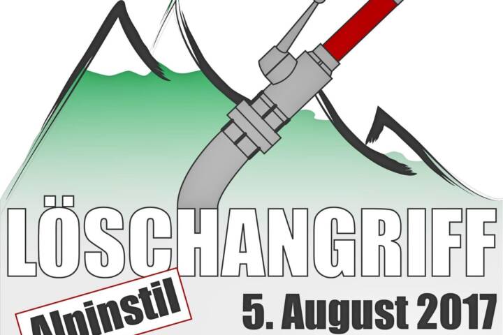 FF Lassing: Löschangriff Alpinstil 2017