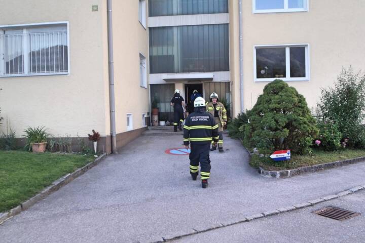 FF Bad Ischl: Gasaustritt in Wohnung