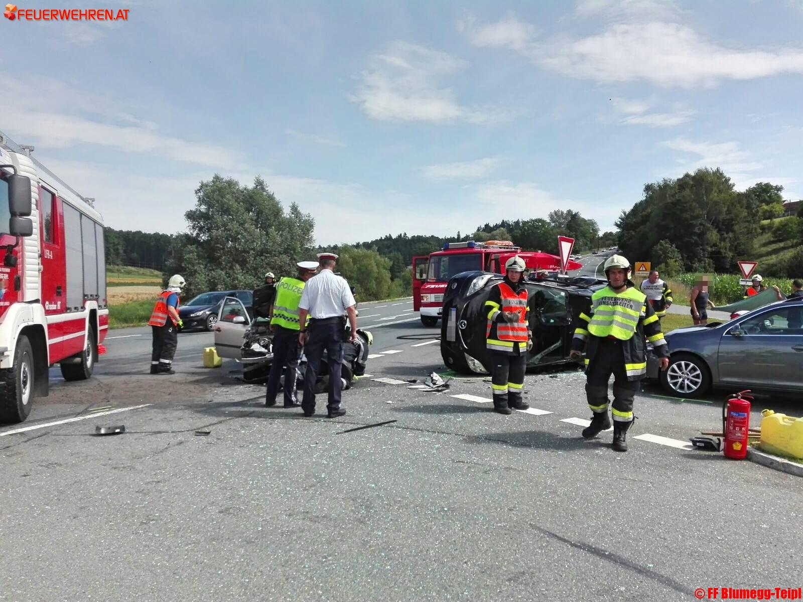 BFVDL: Schwerer Verkehrsunfall in Lannach