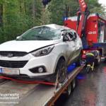 STF Oberpullendorf: Fahrzeugbergung nach Verkehrsunfall 1