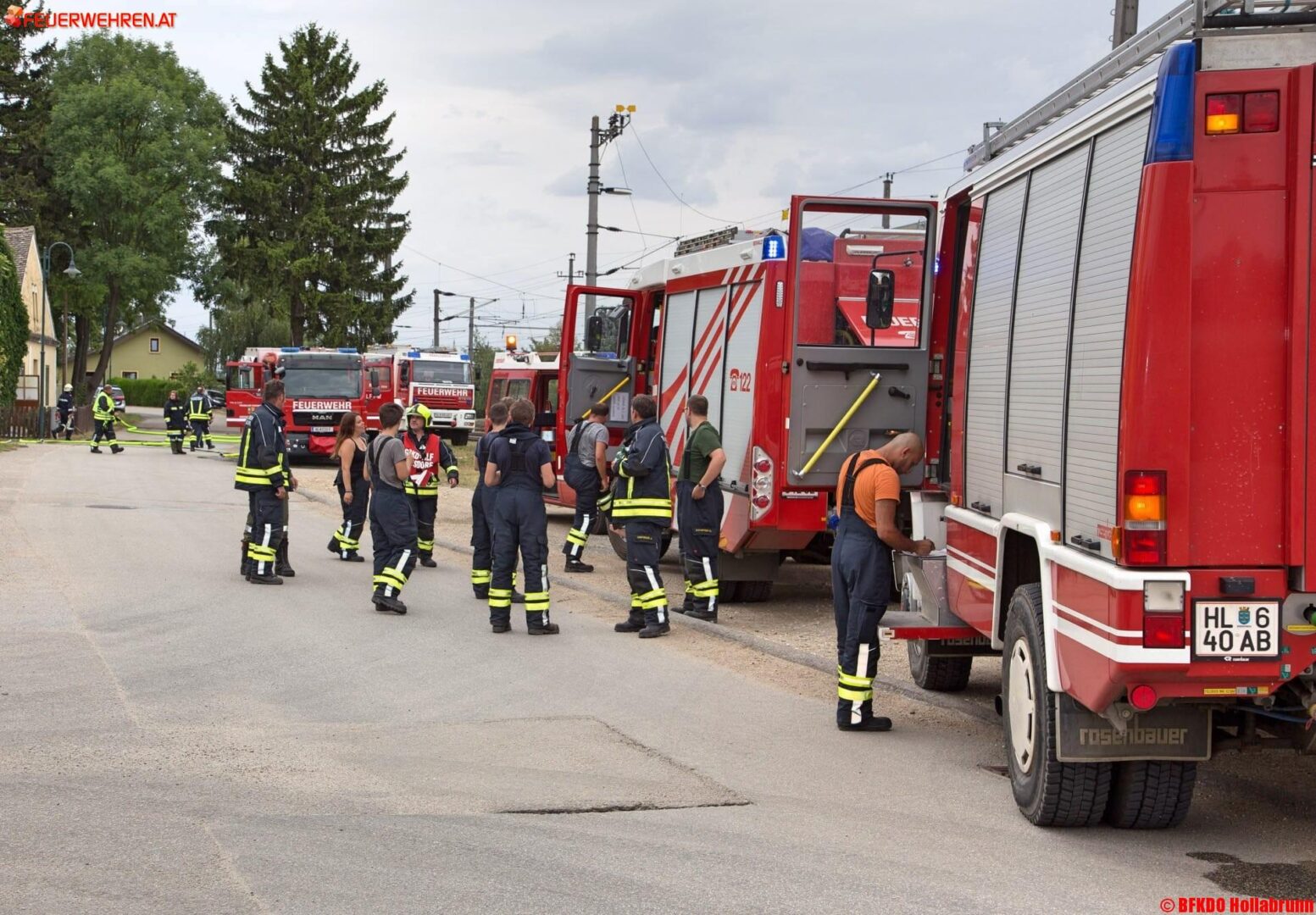 BFKDO Hollabrunn: Wohnhausbrand in Ziersdorf