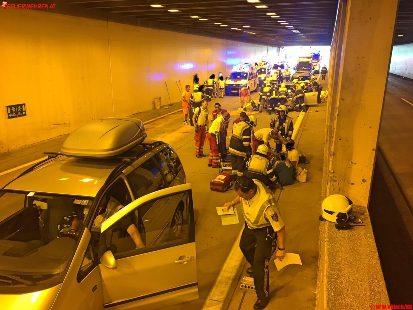 HFW Villach: Verkehrsunfall A10 Tauernautobahn