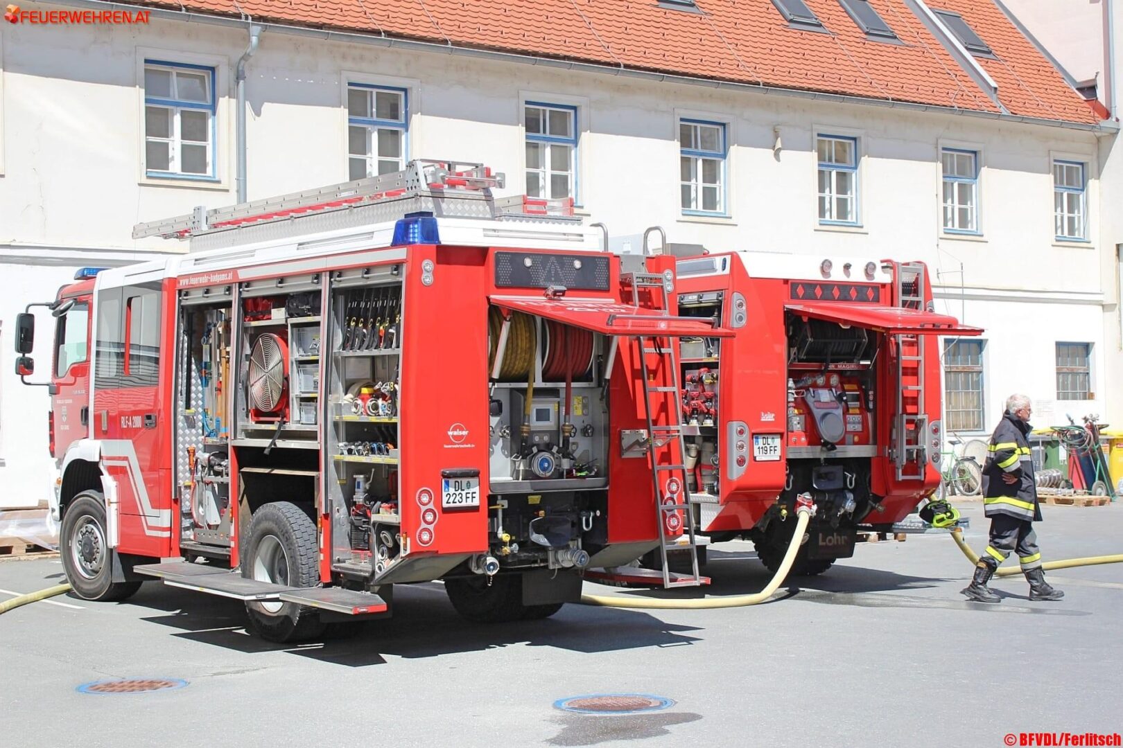 BFVDL: Brand in der Porzellanfabrik Frauenthal