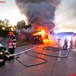 FF Nestelbach: LKW – Brand auf der A2 Südautobahn
