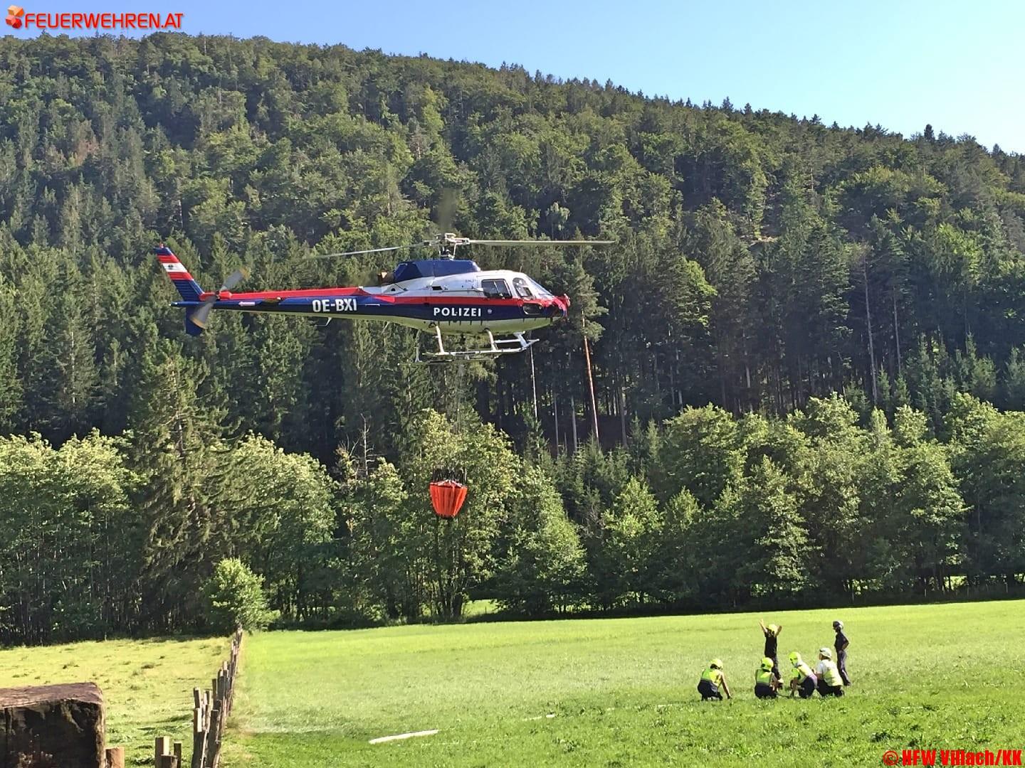 HFW Villach: Größerer Waldbrand rechtzeitig verhindert