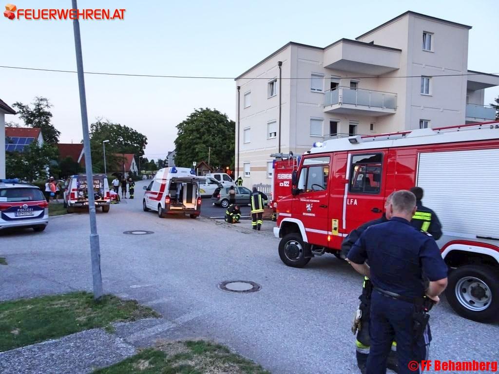 FF Behamberg: Person in Notlage – Fahrradunfall