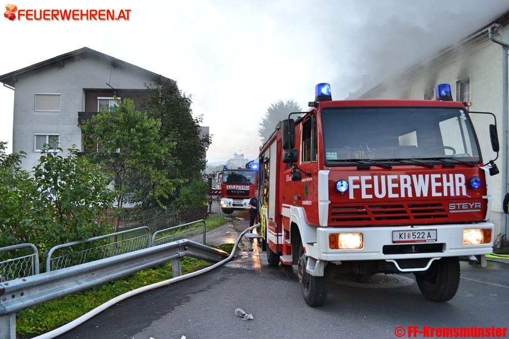 FF Kremsmünster: Versteckte Glutnester sorgten für zweiten Brand