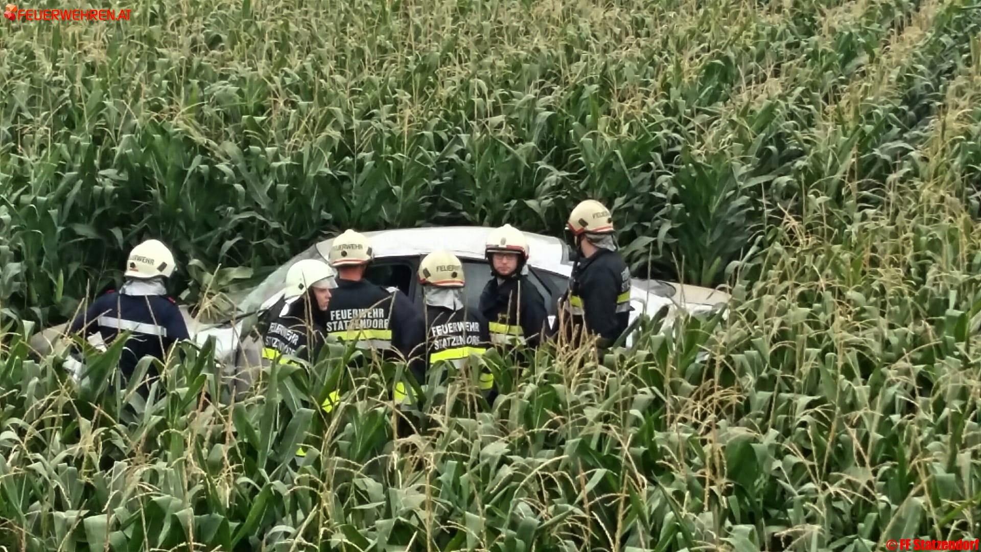 FF Statzendorf: Verkehrsunfall an der L100