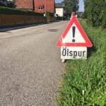 Ölspur in der Lissenstraße in Pottschach