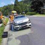 FF Bad Ischl: Auffahrunfall auf der B145