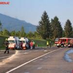 FF Thörl: Erneut schwerer Verkehrsunfall in Thörl