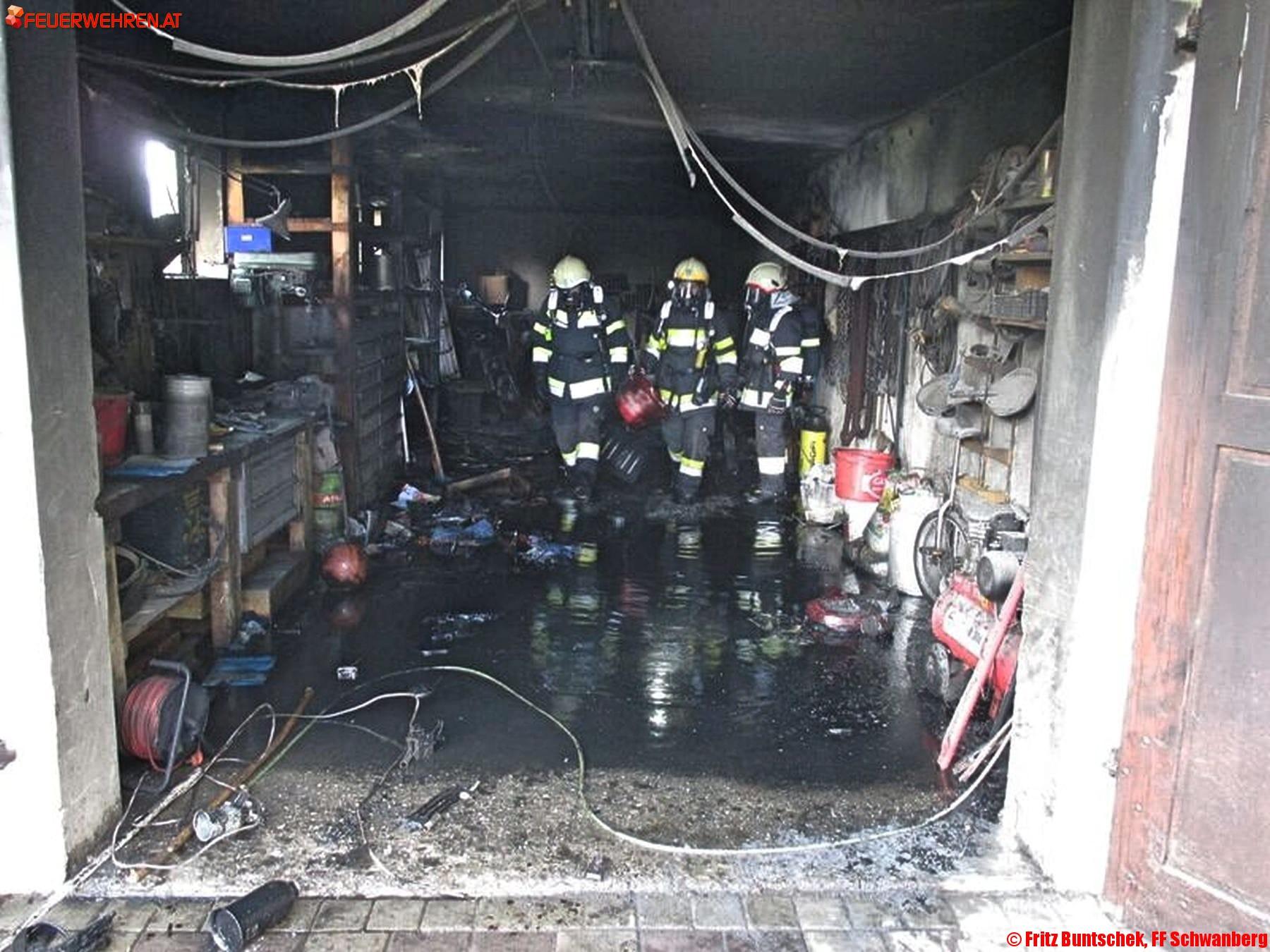 BFVDL A5: Garagenbrand in Gressenberg