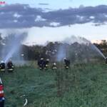FF Statzendorf: Branddienstübung Flurbrand nähe Pfarrkirche