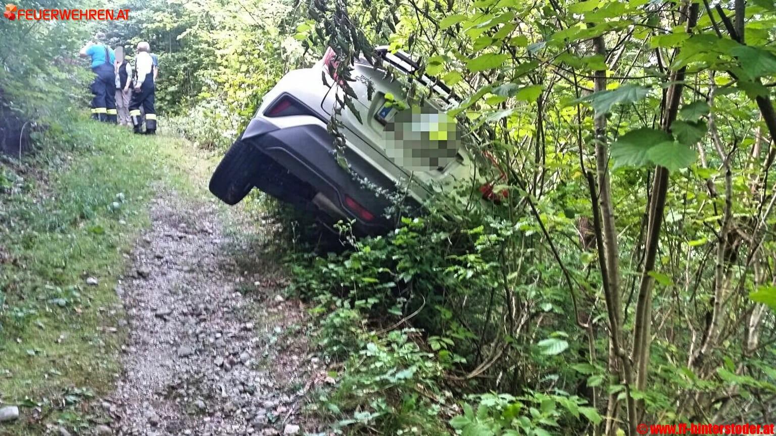 FF Hinterstoder: Wanderweg mit PKW befahren
