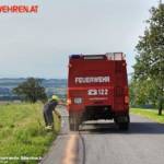 FF Biberbach: Ölspur aufgrund eines technischen Gebrechens 5