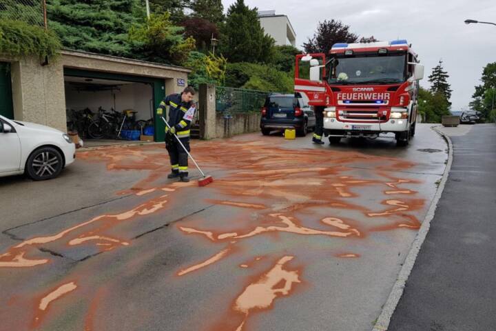 Zahlreiche Einsätze der Feuerwehr Klosterneuburg in dieser Woche