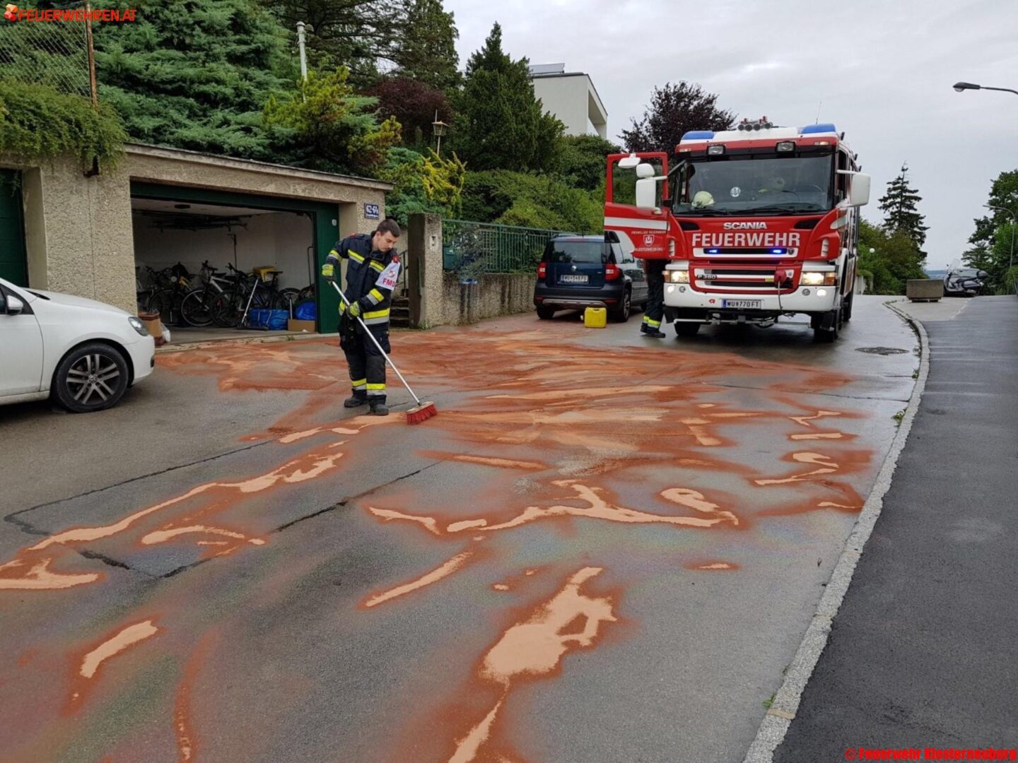 Zahlreiche Einsätze der Feuerwehr Klosterneuburg in dieser Woche