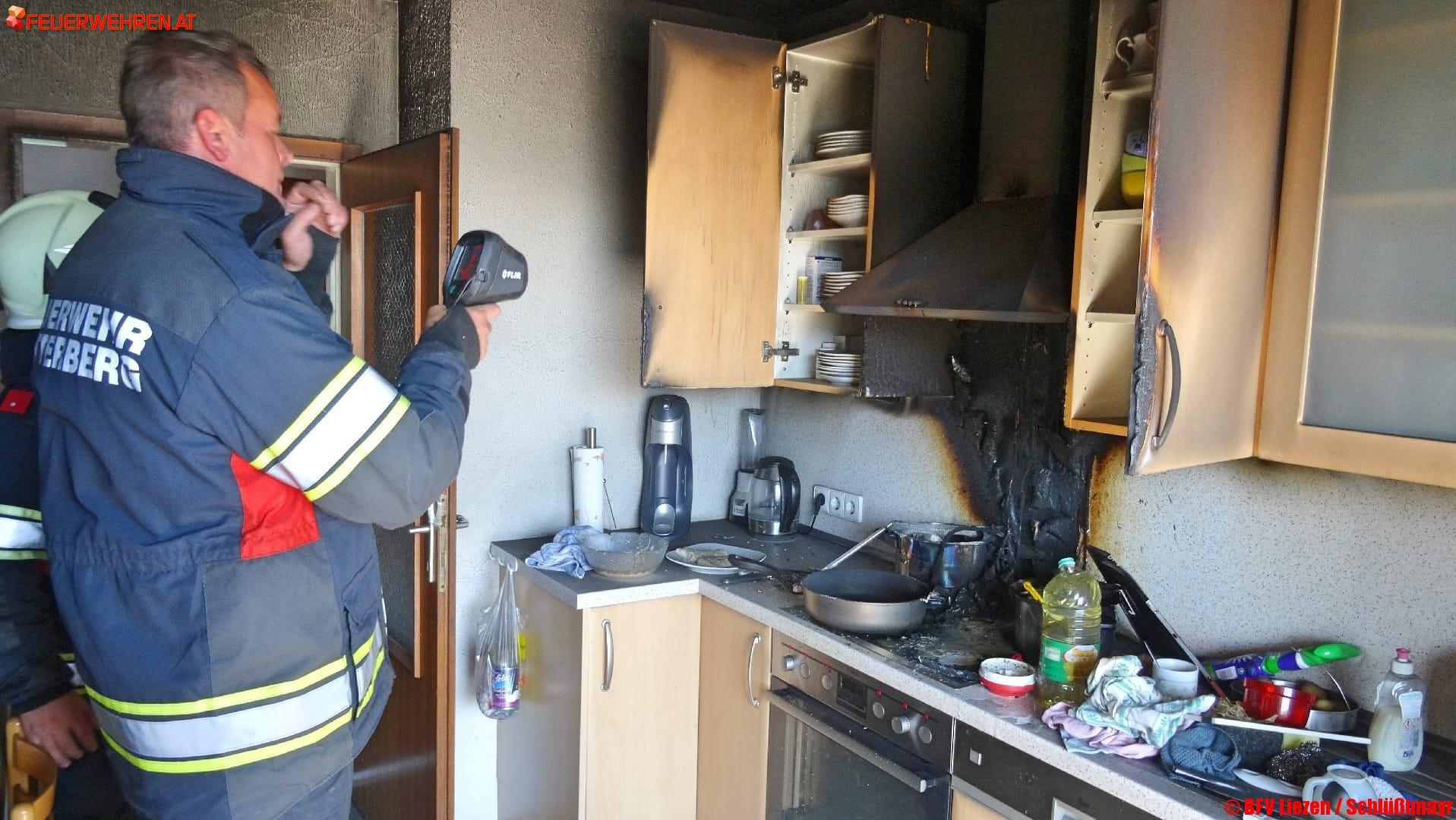 BFV Liezen: Küchenbrand am Mitterberg
